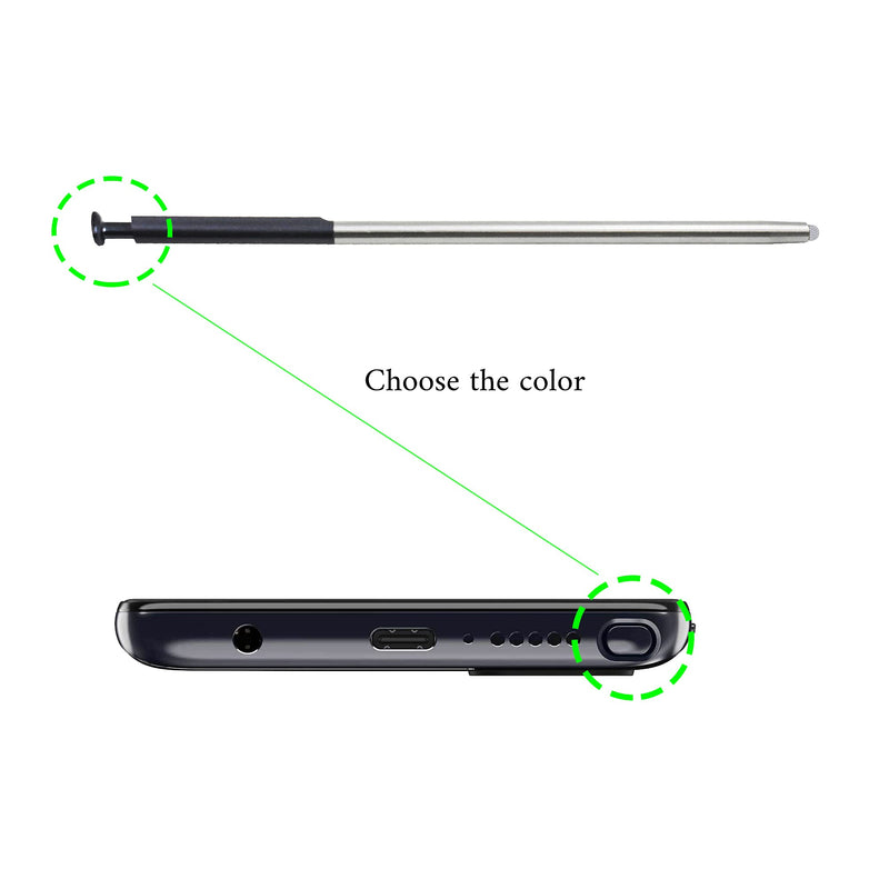 2 Pack Touch Pen Stylus Pen Replacement for Motorola Moto G Stylus 2021 XT2115 All Verison Touch Pen Black, Not for G Stylus 5G(2021)
