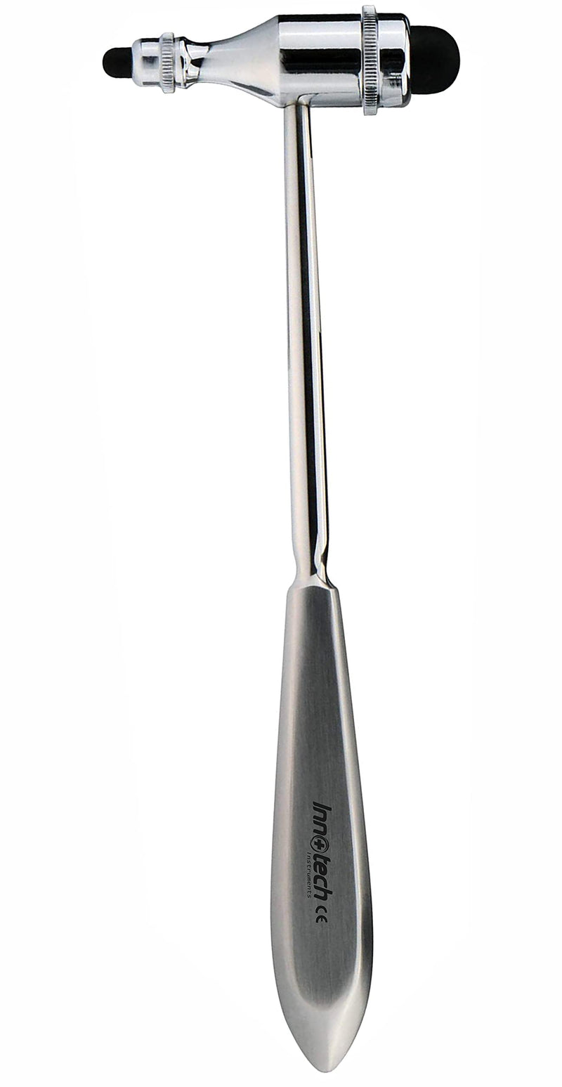 Innotech Tromner Neurological Reflex Hammer for Skin Reflexes and Surface Reactions (Silver) silver