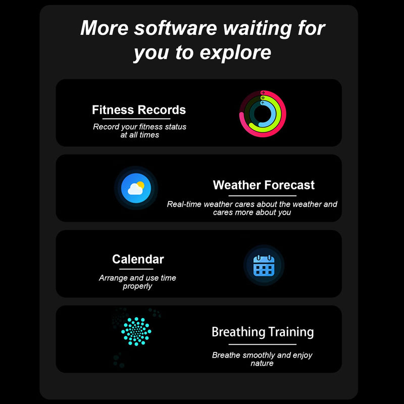 Smart Watch with Earbuds, 2.01" HD Screen Fitness Watch, 2 in 1 Smartwatch with 100+ Sport Modes Fitness Tracker, Sleep/Heart Rate/Monitor Pedometer for iOS & Android, Black