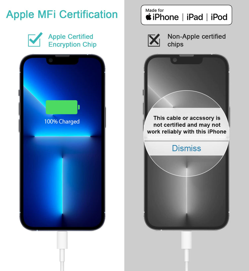 iPhone Super Fast Charger iPad Charger 20W US C Wal Charer with 6FT Fast Charoing Fast Cables Compatble with iPhone 14/14Pro Max/iPhone 13/13Pro/12/12 Pro/11/iPad pro 6FT-20W 2Pack