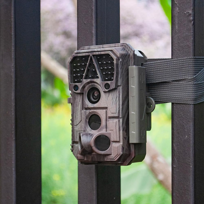 [AUSTRALIA] - Trail Camera, 48MP 1296p, Clear 100ft Night Vision Motion Activated, Hunting Game Camera with Fast 0.1s Trigger Speed, IP66 Waterproof P60 Camo B 