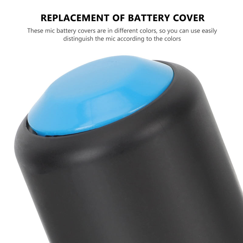 [AUSTRALIA] - Vaguelly Mic Battery Covers Battery Cover 3pcs Mic Screw on Caps Cover Compatible for Shure PGX2/SLX2/PG58/ / 