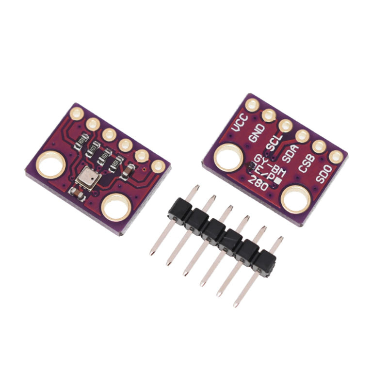 GERUI 8pcs High Precision 3.3V Air Pressure Sensor Module for Air Pressure Measurement Purple PCB Mount Plastic Screw Electronic Component