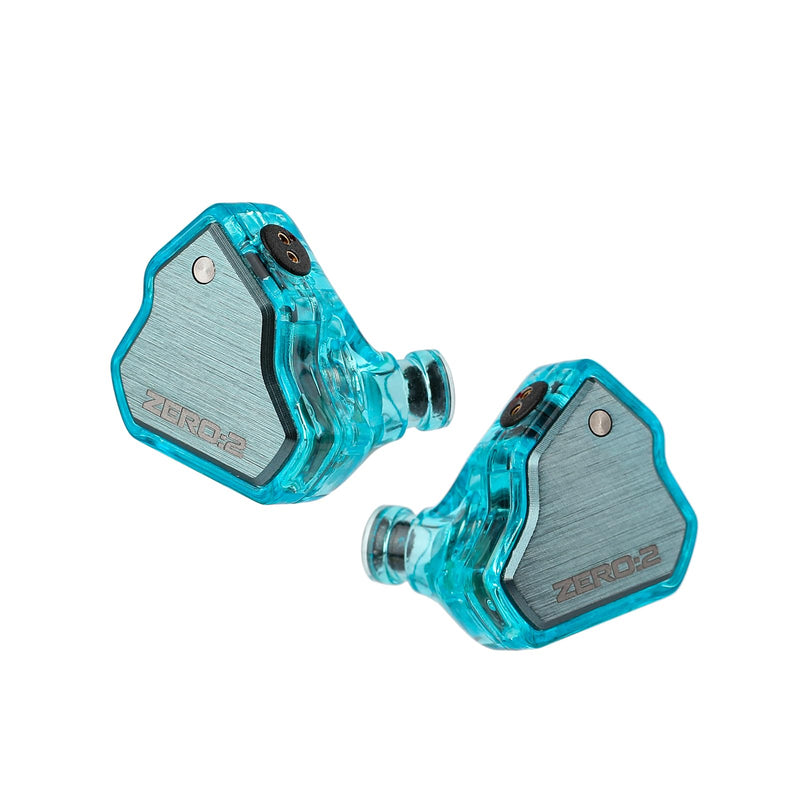 Linsoul 7Hz x Crinacle Zero:2 in Ear Monitor (Blue) + Tripowin Zonie IEM Cable (2pin-0.78mm, 3.5mm, Blue)