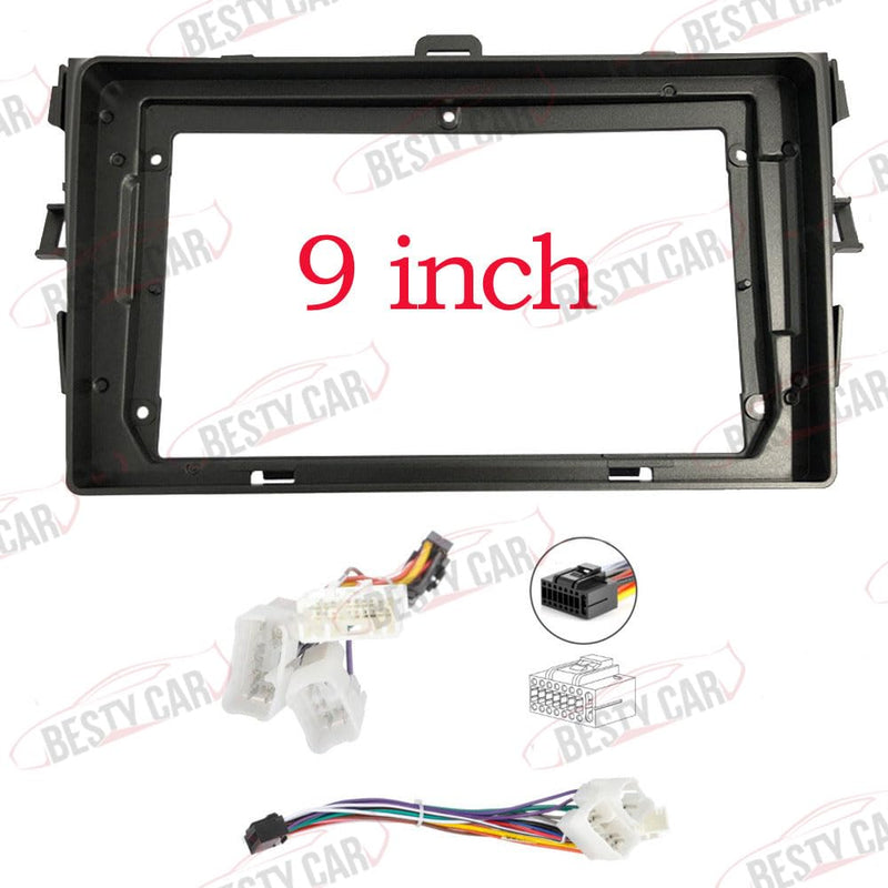 Fits for Toyota Corolla 2006-2012 Car Radio Stereo Fascia Frame Double DIN 9 inch Dash Installation Mounting Kit