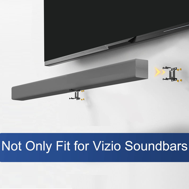 Soundbar Wall Mount for Vizio Soundbar Mount Mounting Bracket, Sound Bar Mount Under or Above TV for Vizio Home Theaters Surround Sound Bracket