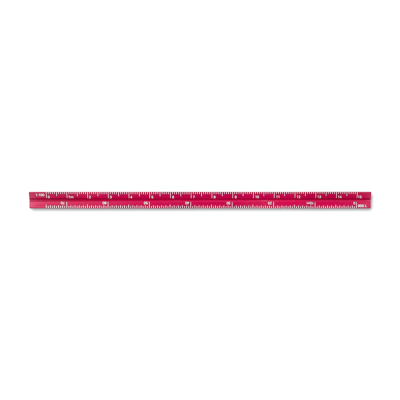 [AUSTRALIA] - Alumicolor 3610-4 Aluminum Combination Pocket Scale, 6IN, Red 6 Inch 