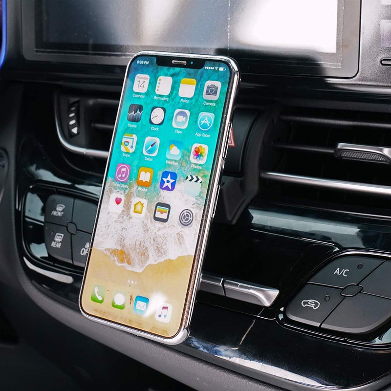 Magnetic Phone Holder Fit for Toyota CHR 2017 2018 2019 2020 2021 Air Vent Phone Mount Adjustable, Car Phone Cradle Fit for iPhone Samsung 4-7 Inches Smartphone Ch-zj001-002