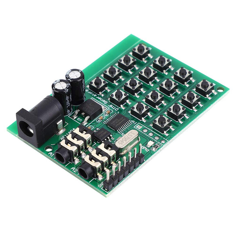[AUSTRALIA] - AE11A04 DTMF Module Audio Generator Board, 5-24VDC, Voice Encode Transmitter, MCU Interface, 2.48x1.57x0.51in, with 3.5mm Audio Jack 