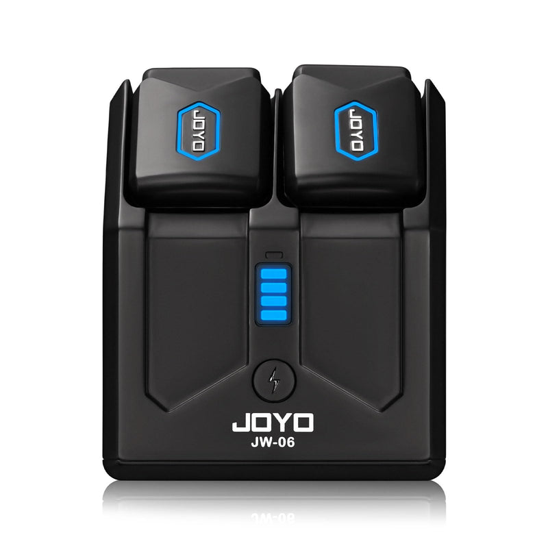 5.8Ghz Wireless Guitar Transmitter Receiver Guitar System with Charging Box for Electric Guitar Bass 4 Audio Channels (JW-06)