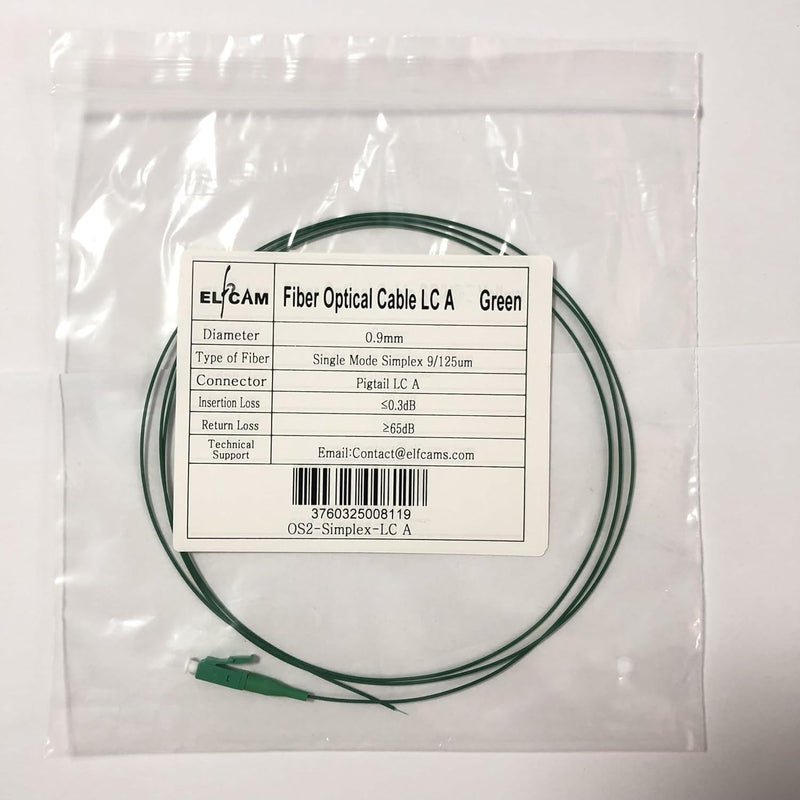 Elfcam® - 12-Fiber Single Mode SCA Pigtail 9/125um OS2, Yellow (SCA Yellow) OS2 SCA Yellow