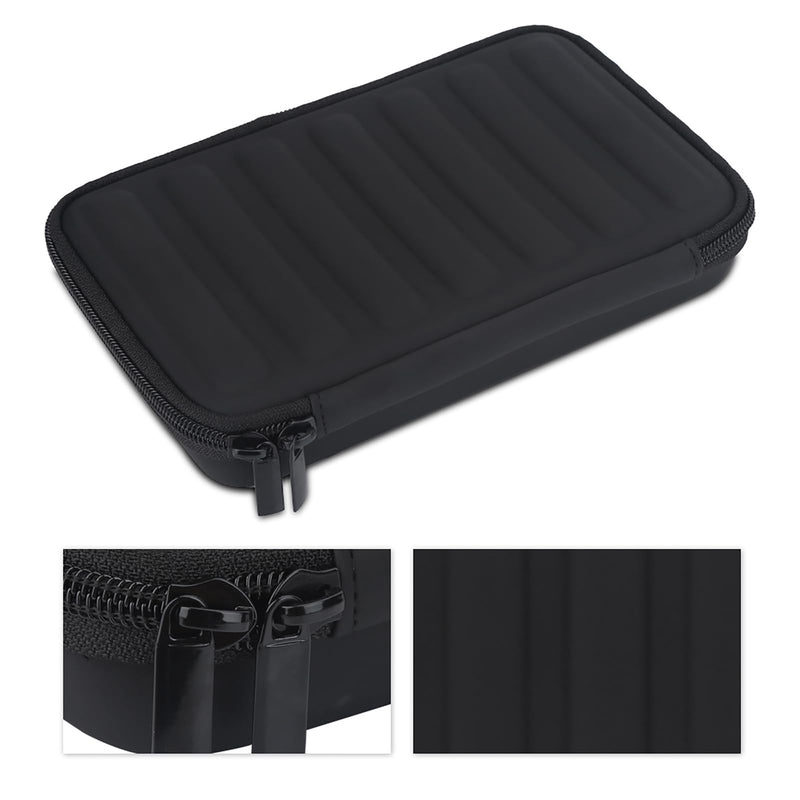 [AUSTRALIA] - Keenso Harmonica Storage Case, PU Leather Bag for 7 Harmonicas, Lightweight, Portable Design with Soft Inner Slots and Anti 