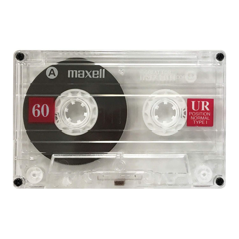 [AUSTRALIA] - Maxell 109024 60 Minute Storage Capacity Normal Bias Type Flat Packs 2 Pack Cassettes 