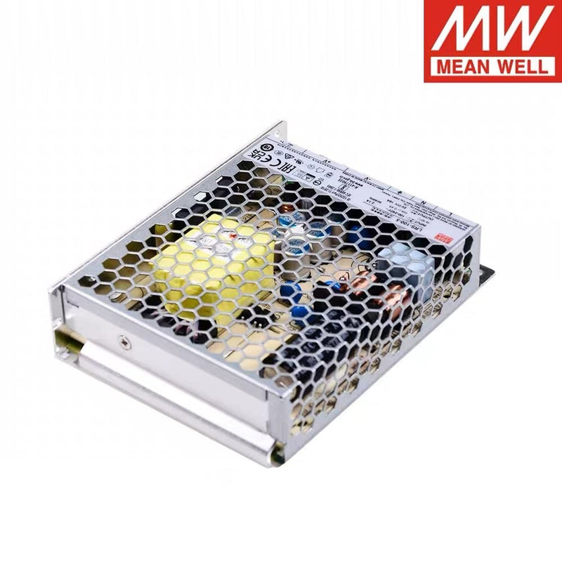 Mean Well 5V Power Supply LRS-100-5, Enclosed DC 90W 18A Single Output Switching Power Supply with a Terminal Cover