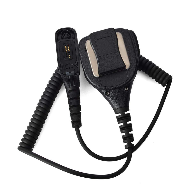 HYS IP54 Waterproof Speaker Shoulder Microphone, Handheld Remote Speaker Mic with Reinforced Cable for APX4000 APX6000 APX7000 XPR6350 XPR6550 XPR7350 XPR7550 APX 4000 6000 7000 8000