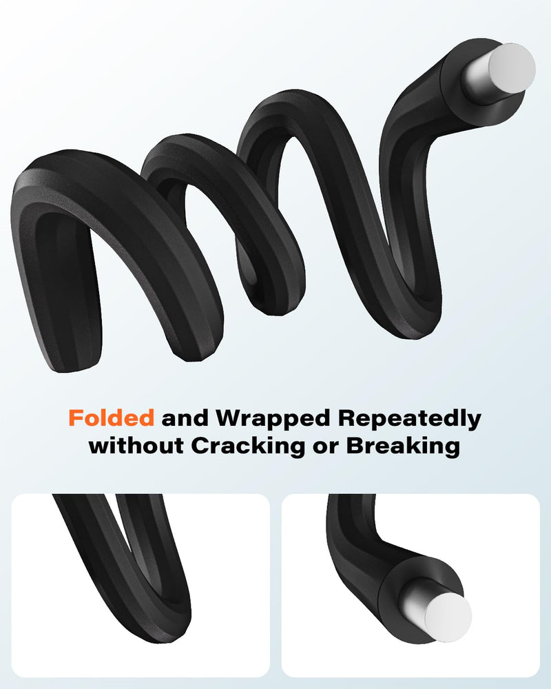 A2C Magnetic Gooseneck Gym Phone Holder for Treadmill Peloton Stroller Desk | Flexible Long Arm Phone Mount for iPhone MagSafe Samsung, Portable Fitness Accessories for Shopping, Home Gym Men Women Gifts