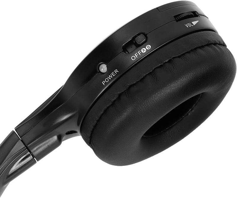 [AUSTRALIA] - Infrared Headphones for Car DVD,Universal 2 Channel IR Headphones, On-Ear Car Headphones Wireless (2 Pack) 