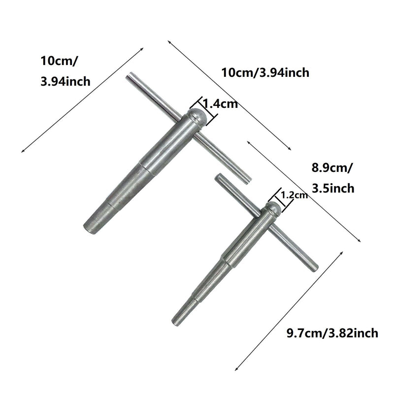 1 Set Trombone Trumpet Mouthpiece Truing Tool 1.2cm & 1.4cm diameter Trumpet Dent Repair Tool Brass Woodwind Instrument Removes Dents Maintenance Tool