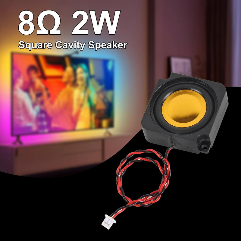 ACEIRMC 4pcs Speaker 2W 8Ω Single Cavity Mini Speaker Full-Range Cavity Micro Loundspeaker for Arduino with JST-PH1.25-2Pin Interface for Small Electronic Projects Advertising Machine LCD TV Monitors
