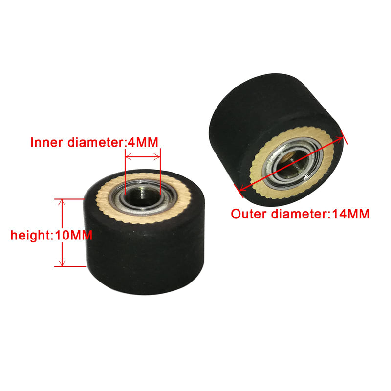 5pcs HQ Pinch Roller for Roland GCC LiYu RABIT Pcut Mimaki Graphtec Iolion Cutter Plotter 4x10x14