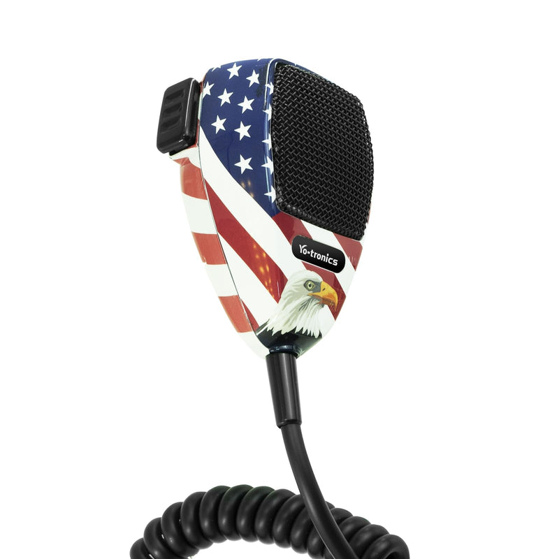 Yo-tronics CB Microphone-4 Pin Noise Canceling CB Microphone, Amateur Radio and SSB Communications, Special USA Edition