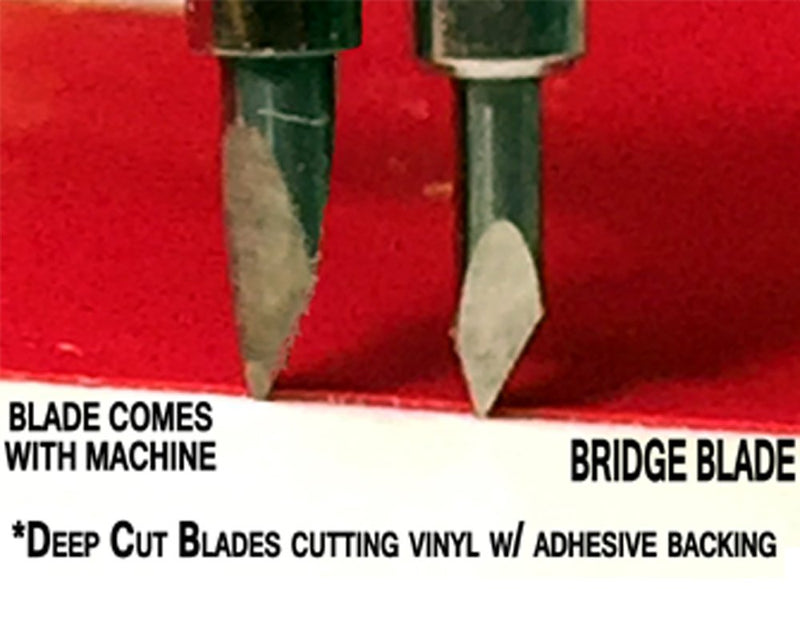 Craft Blades German Carbide Bulk Packs Deep Point (20 Pack - 15 Standard & 5 Deep Point) red/blue