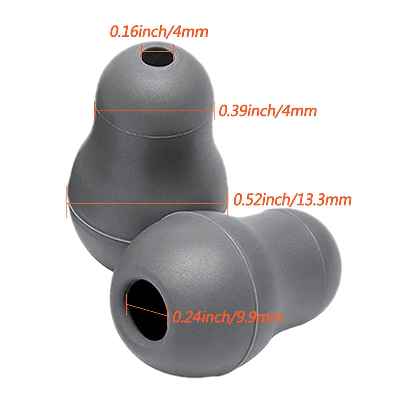 Stethoscope Ear Tips Replacement for Littmann Stethoscopes Compatible with MDF Stethoscope Ear Pieces Classic 3 Cardiology 3 & Cardiology 4, Cardiology III & IV & Littmann Stethoscope Parts (Grey)