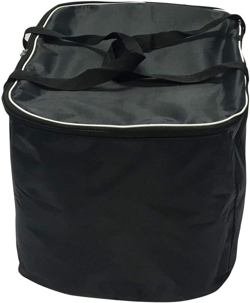 [AUSTRALIA] - Satnam Nylon Tabla Drum Gig Bag Case for Tabla Drum Set - Black Tabla Gig Bag 