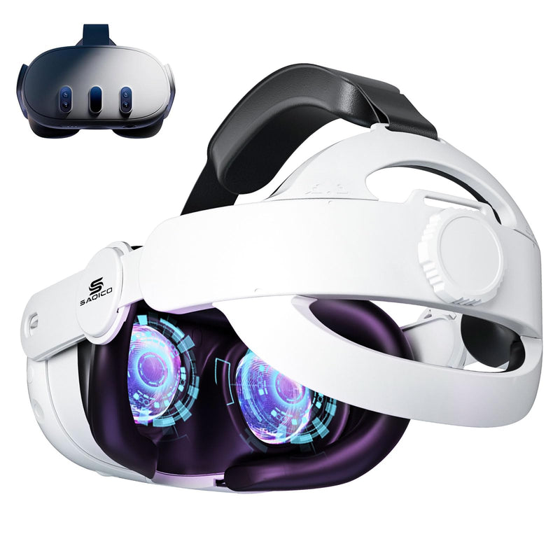 5000mAh Battery Pack for Oculus Quest 2 (Pack of 2),Pressure-Free Head Strap for Meta Oculus Quest 3
