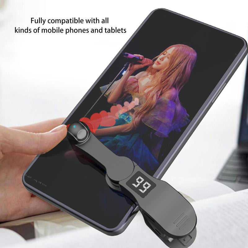 Auto Clicker for Smart Phone | Automatic Finger Clicking Device - Smartphone Continuous Clicking Gadgets for Live Broadcast Likes Video Likes Reward Task Shopping Black