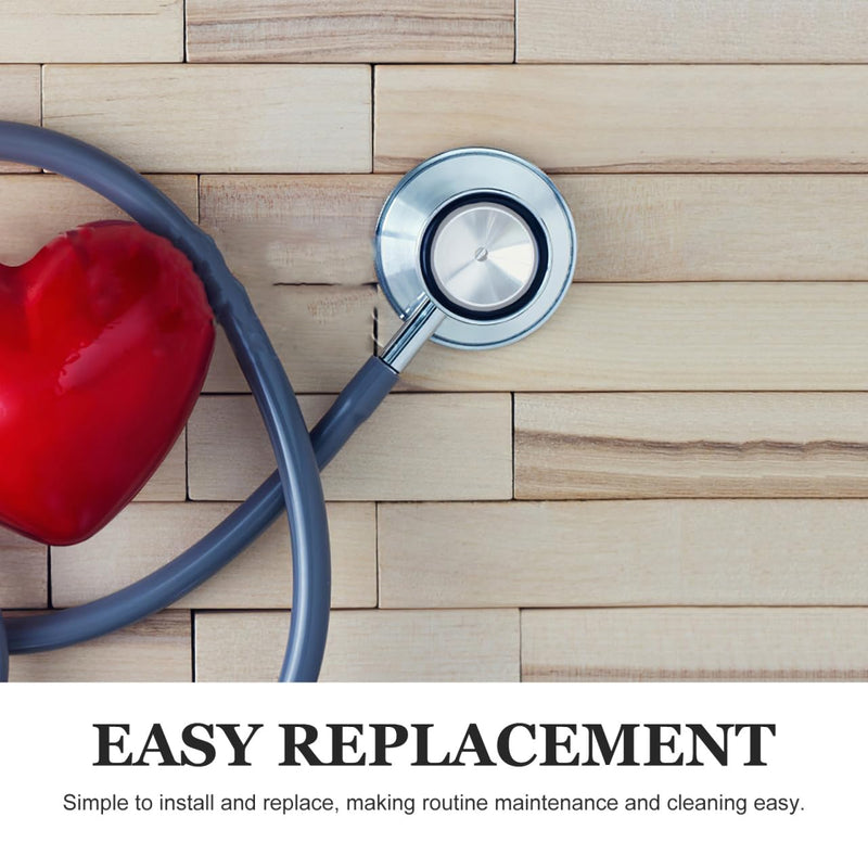 Healeved 2 x Stethoscope Membrane Accessories Replacement for Paediatric and Adult Stethoscopes Durable and Precise Diaphragms for Optimal Auscultation Easy Installation and Compatibility