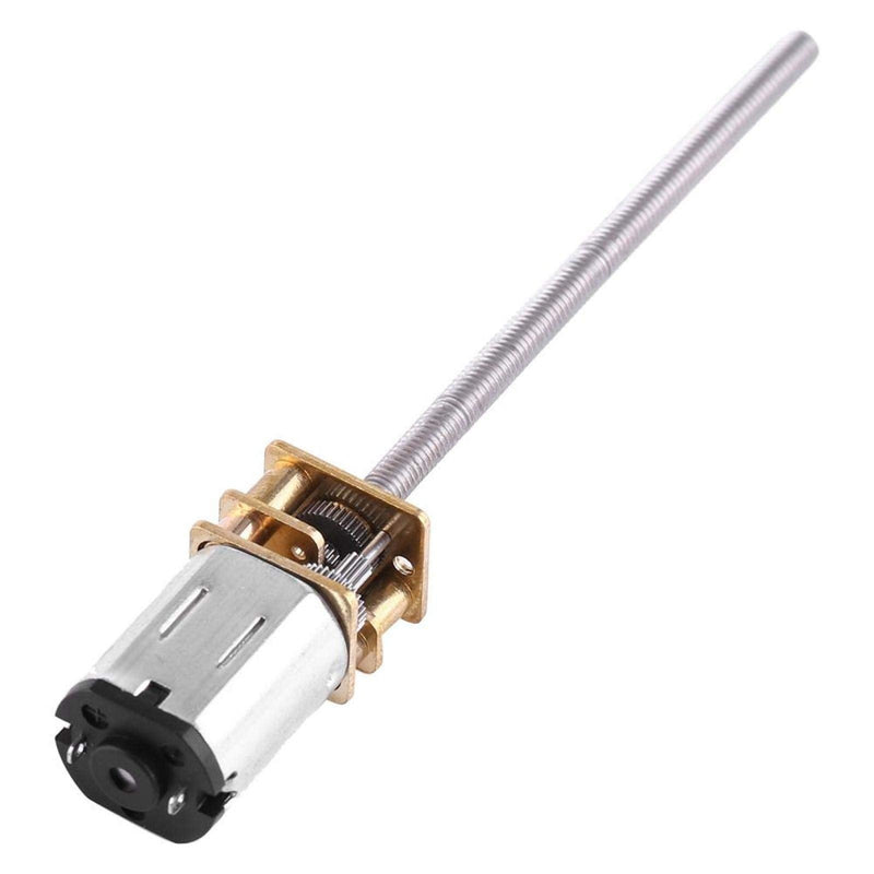 [AUSTRALIA] - Akozon 6 V Gear Motor with Long M3 55 mm Screw Thread Output Shaft Speed Reduction Gear Motor 30/60/100/150/200/300/40/500 RPM (300 RPM) 300 rpm. 