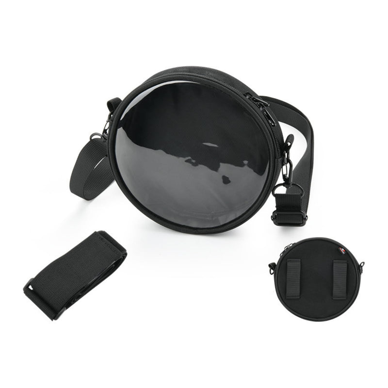 [AUSTRALIA] - XBERSTAR Portable CD Player Bag Carrying Case for Arafuna CD5189B/for HOTT CD204 Travel Storage Case Portable CD Player TPU Transparent Case, Black Transparent, Liten 