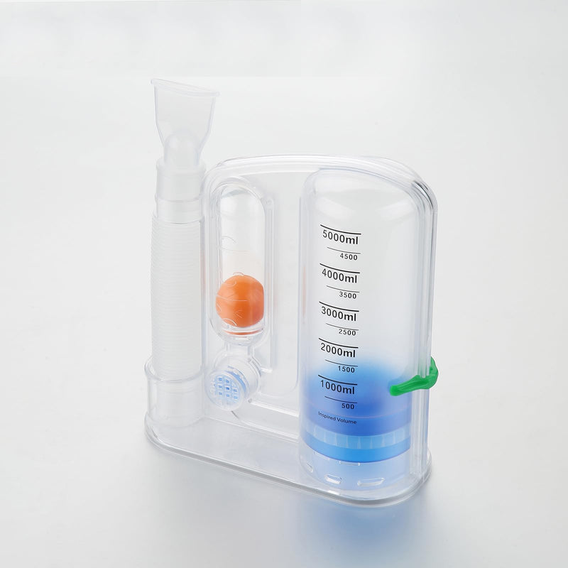 [AUSTRALIA] - BC Respivol Volumetric Inspiration Trainer 5000ml One Ball Spirometer for Breathing Exercises 5000 ml 
