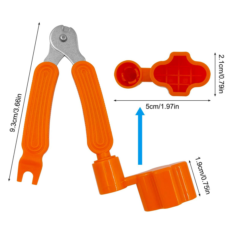 [AUSTRALIA] - Guitar String Winder, Guitar String Cutter, Guitar Bridge Pin Puller, lyfLux 3 in 1 Guitar Repair Tool (4 Pack) 