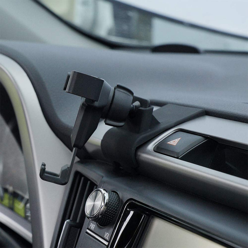 Universal Car Phone Holder Fit for Toyota RAV4 2013 2014 2015 2016 2017 2018 Air Vent Phone Mount Adjustable, Car Phone Cradle Fit for iPhone Samsung 4-7 Inches Smartphone RAV4 13-18 Carbon Fiber
