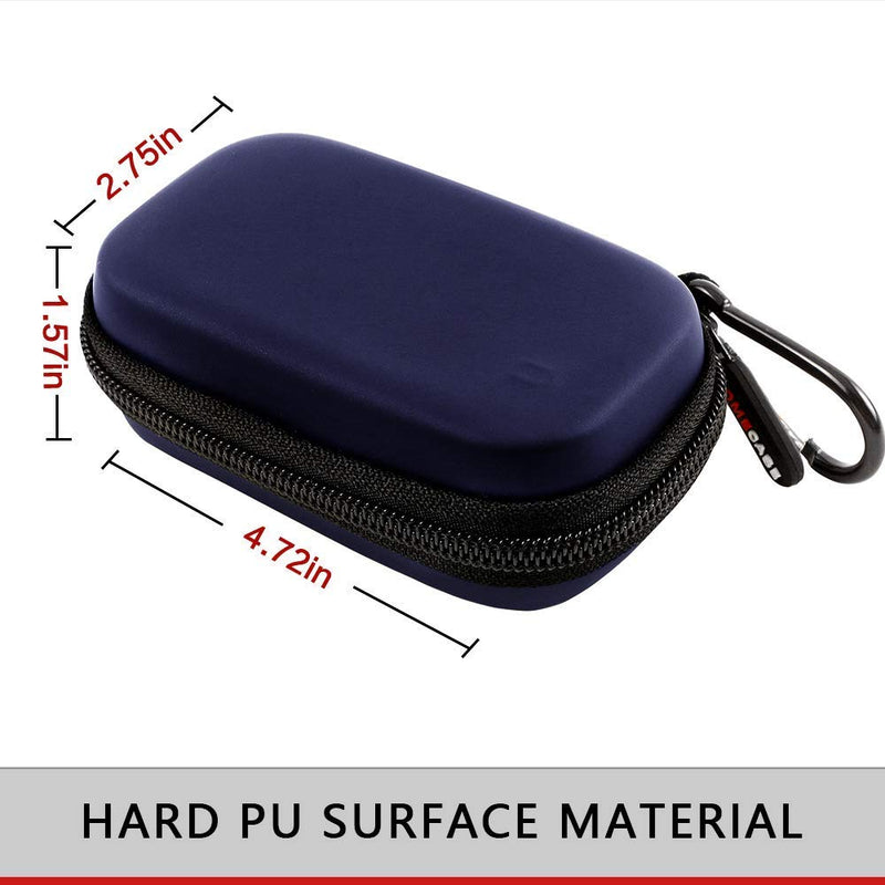 Holds 2 SSD Hard Drive Case Fits SanDisk 1TB/2TB/250GB/500GB Extreme Portable External SSD - SDSSDE60-G25, Also for USB 3.2 Gen 2 - SDSSDE61 (Not Fit for Sandisk Extreme Pro) Holds 2 ssd Blue