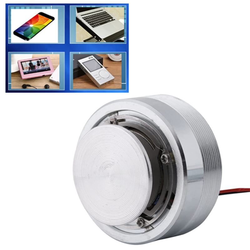 Resonance Speaker, 50mm 2Inch All Frequency Resonance Loudspeaker Vibration Round Strong Bass Vibration Louderspeaker (8Ω 20W) 8Ω 20W