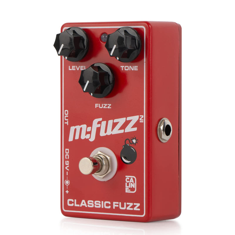 [AUSTRALIA] - Caline CP-504 Fuzz Guitar Effect Pedal True Bypass Aluminum Alloy Casing M-FUZZ Pedal Red 