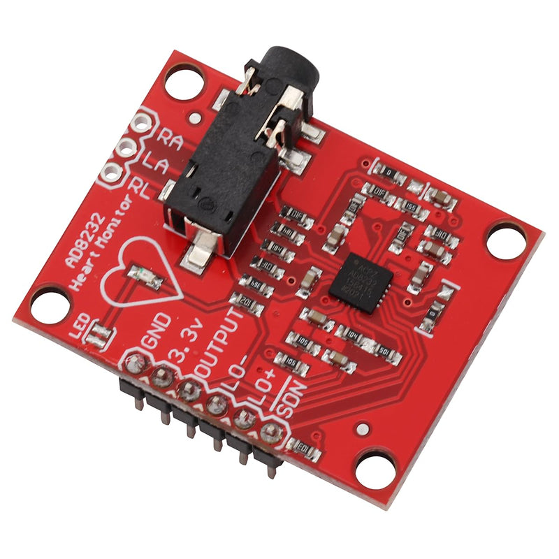 Heevhas ECG Module AD8232 ECG Measurement Pulse Heart Rate Monitor Module Kit ECG Monitoring Sensor with Cable