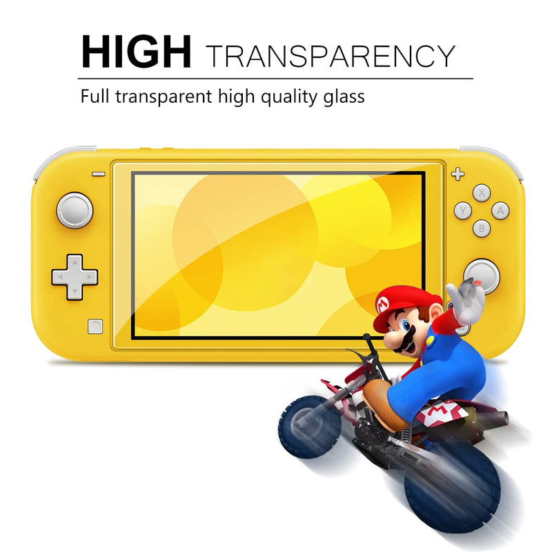 ivoler 4-Pack Screen Protector Tempered Glass for Nintendo Switch Lite, Transparent HD,High Definition,Clear Anti-Scratch with Anti-Fingerprint Bubble-Free Fit Switch Lite 2019