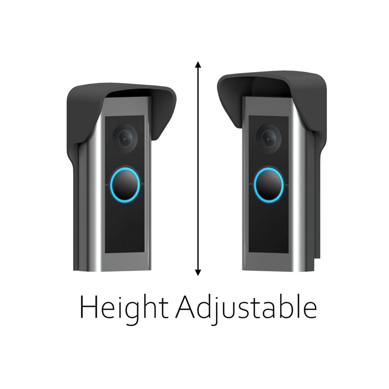 | RingPro & Pro2 Video Doorbell Compatible - Cover | Camera Protection from Rain/Glare/Light | Slim and Strong