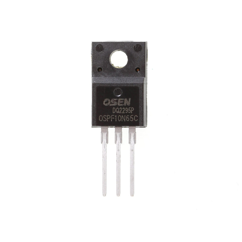 10 Pieces 10N65 650V 10A N-Channel MOSFET TO-220F Transistor