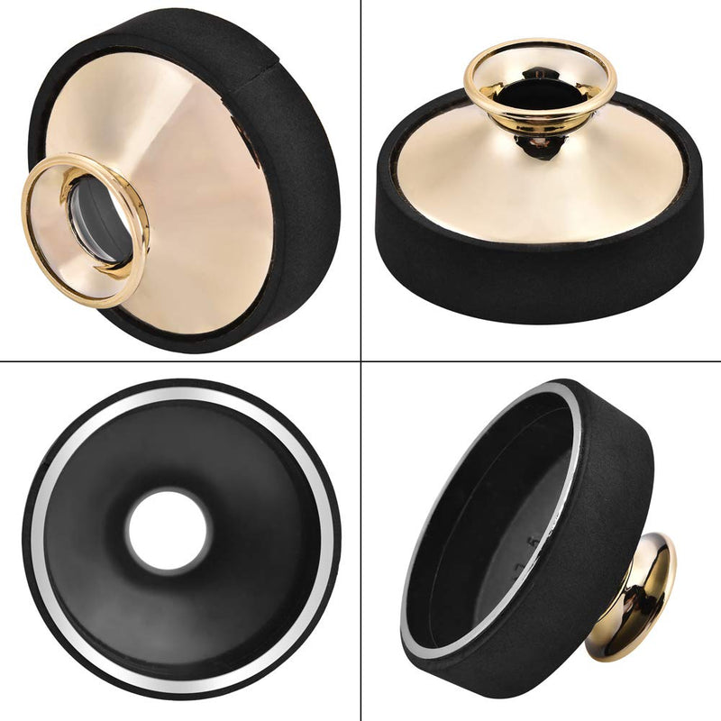 Decrease Sound Sax Practice Silencer Silencer Alto Saxophone Mute for Concert Golden
