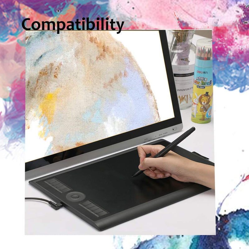 GAOMON M10K 2018 Art Animation Tablet& GAOMON Two-Finger Glove&GAOMON Nibs for AP31 of M10K 2018