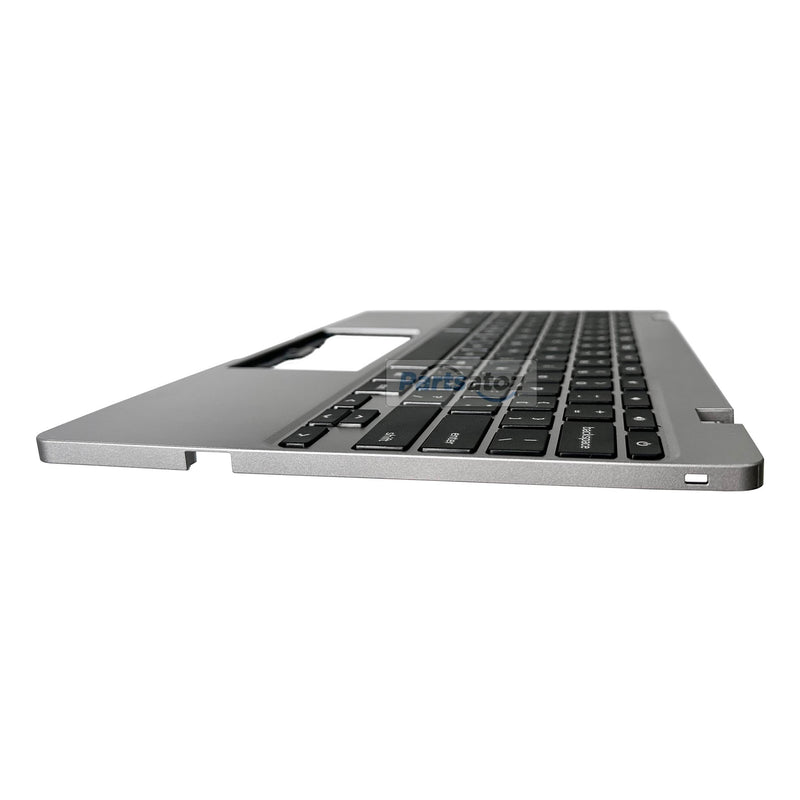Laptop Palmrest Upper Case Top Cover with US Keyboard Assembly Replacement for Samsung Chromebook 4 XE310XBA XE310XBA-K02 BA98-01976A BA61-03989A - Silver