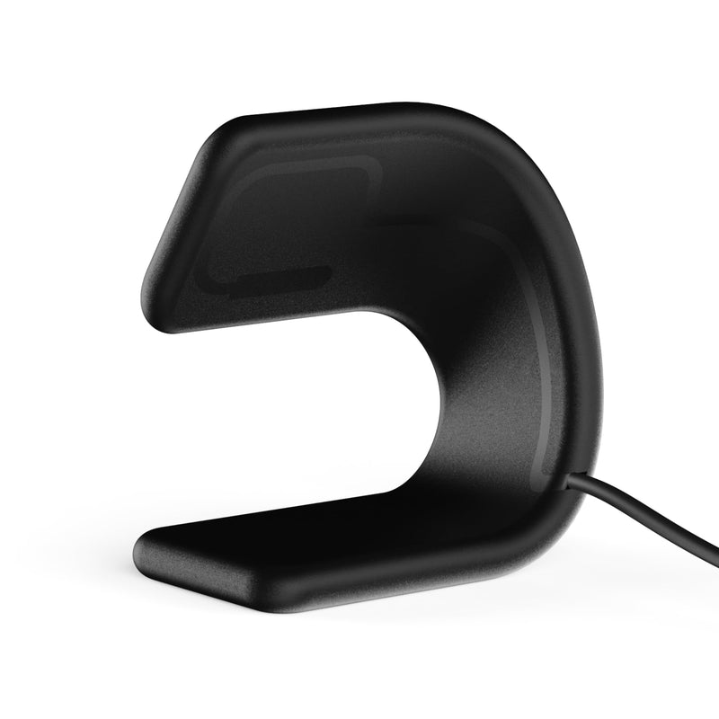JrTrack LaunchPad Magnetic Charging Stand | Kids Smartwatch Charger | Fast Charging, Strong Magnetic Connection | Nightstand Companion for Kids Smart Watch | Clock & Alarms | Wall Adapter Incl.
