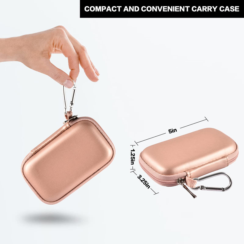 Hard Case Compatible with SanDisk 500GB/ 1TB/ 2TB/ 4TB Extreme Portable SSD - Up to 1050MB/s - USB-C, USB 3.2 Gen 2 - External Solid State Drive. Carrying Travel Holder for USB Cables -Pink (Box Only) pink