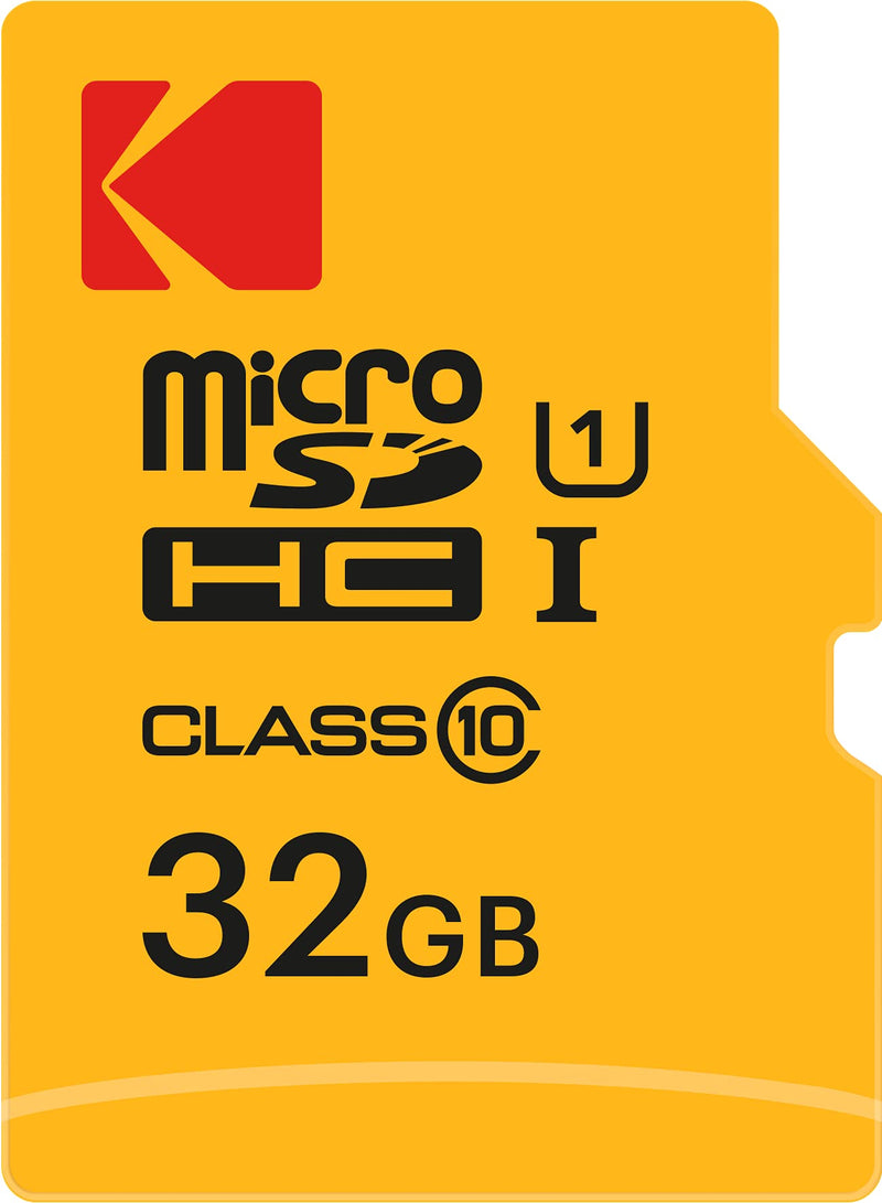 Kodak 32GB Class 10 UHS-I U1 microSDHC Card with Adapter