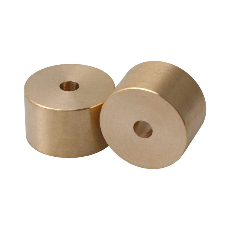 Lovermusic 3 PCS 2.2cm Dia Copper Trumpet Repair Part Trumpet Heavy Bottom Valve Caps